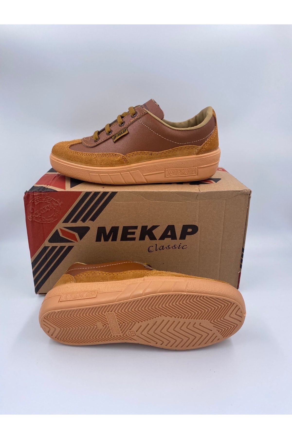 Unisex Bej Arazi Iş Inşaat Bahçe Outdoor Sağlam Dayanıklı Ayakkabı - Görsel 3