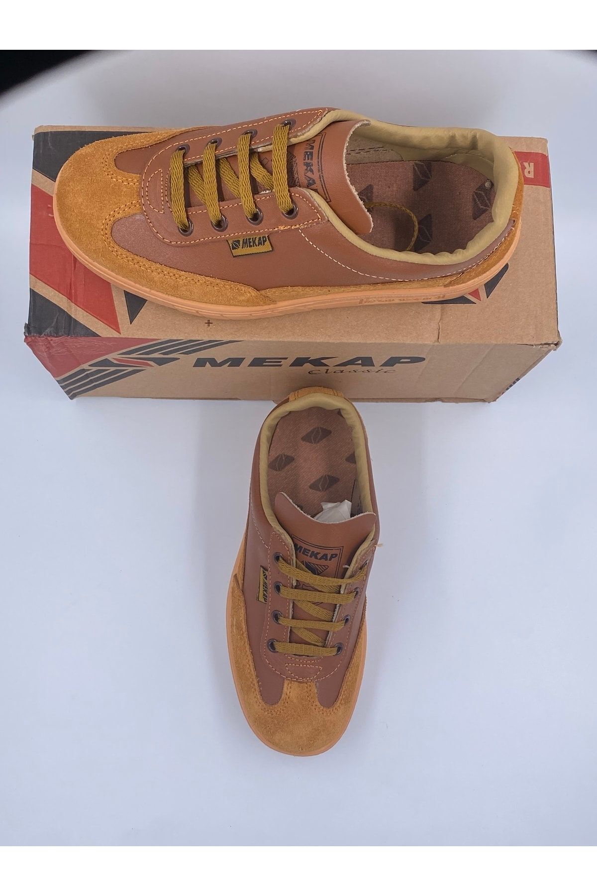 Unisex Bej Arazi Iş Inşaat Bahçe Outdoor Sağlam Dayanıklı Ayakkabı - Görsel 4