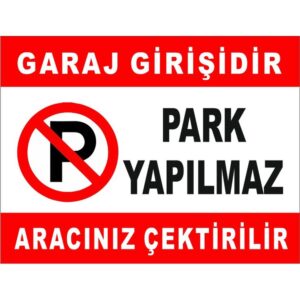 Park yapılmaz